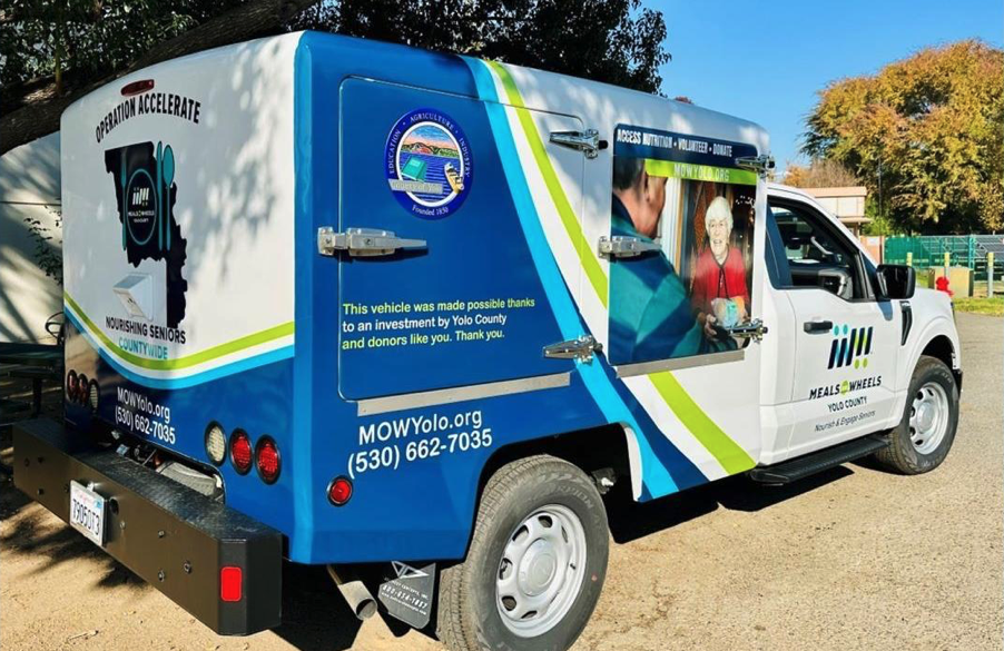 Meals on Wheels Yolo delivery van
