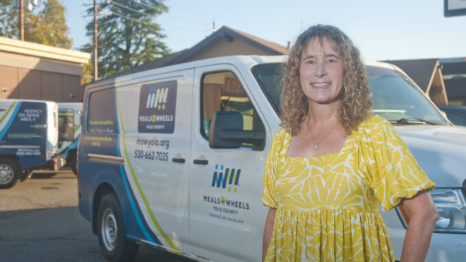 Since arriving at Meals on Wheels Yolo County in 2022, Executive Director Joy Cohan has overseen a rapid 300% growth in the number of seniors the nonprofit serves. Photo by Anne Stokes